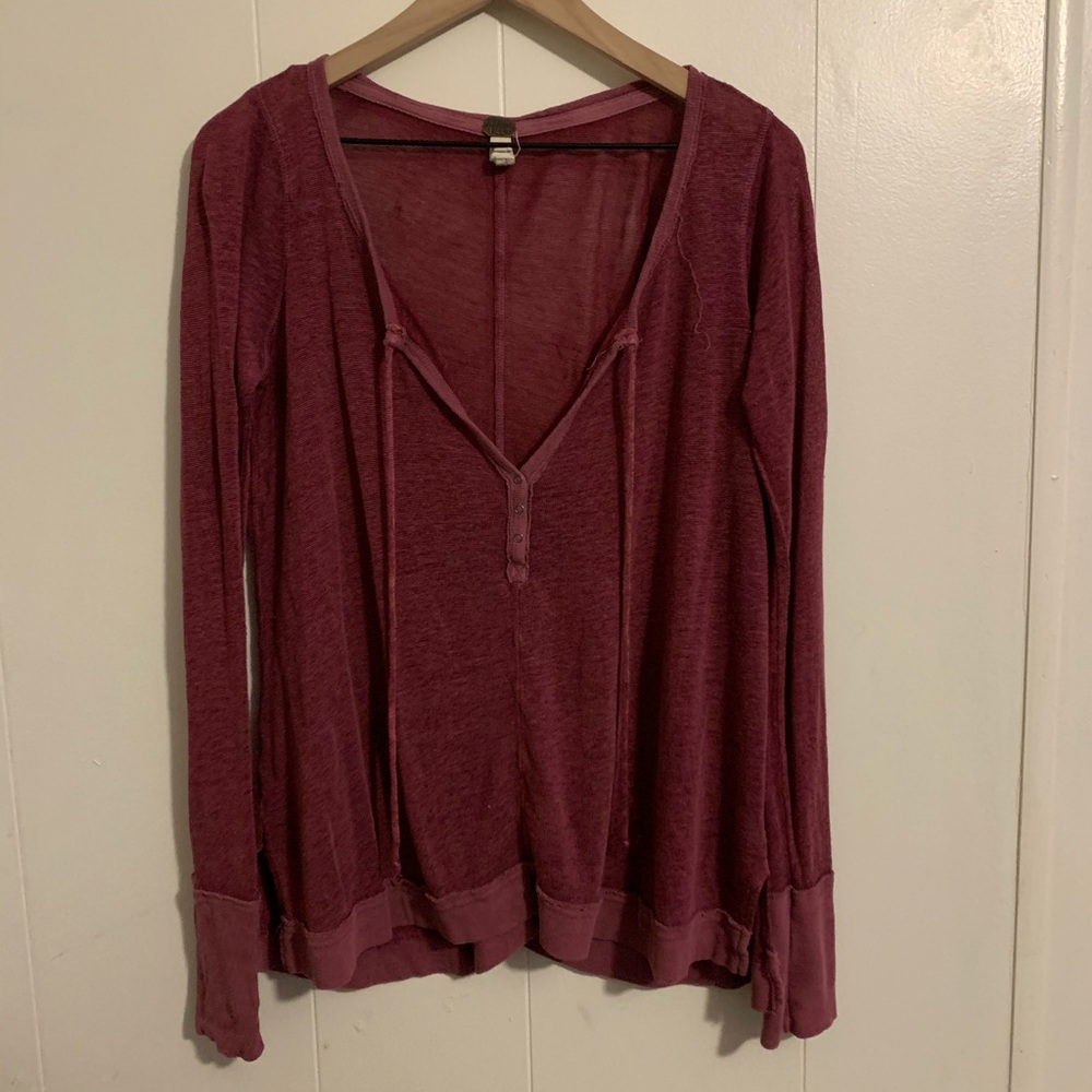 Free People Sheer Sweater